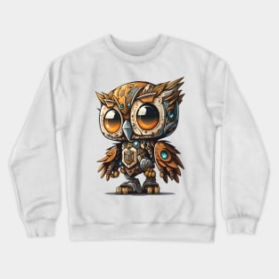 Robot Owl Crewneck Sweatshirt